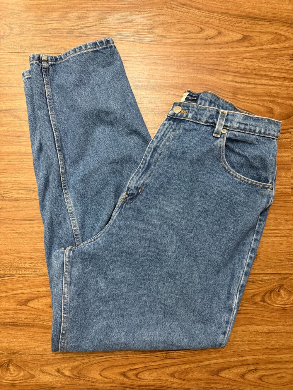 Faded Glory Women's Straight Leg Blue Denim Jeans